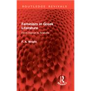 Feminism in Greek Literature 9781040128206