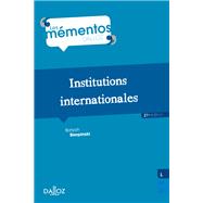 Institutions internationales - 21e ed. 9782247208388