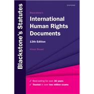 Blackstone's International Human Rights Documents 9780192858535