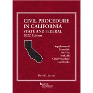 Civil Procedure in California(American Casebook Series) 9781636599151