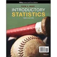 Introductory Statistics, Tenth Edition WileyPLUS Next Gen Card with Loose-Leaf Set 1 Semester 9781119679578