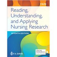 Reading, Understanding, and Applying Nursing Research 9781719649803