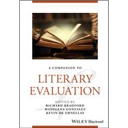 Wiley Blackwell Companion to Literary Evaluation 9781119409854