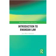 Book cover for Introduction to Rwandan Law