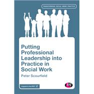 Book cover for Putting Professional Leadership into Practice in Social Work
