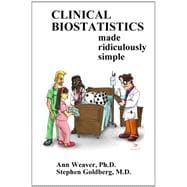 Book cover for Clinical Biostatistics and Epidemiology Made Ridiculously Simple