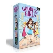 Book cover for Goddess Girls Graphic Novel Legendary Collection (Boxed Set) Athena the Brain Graphic Novel; Persephone the Phony Graphic Novel; Aphrodite the Beauty Graphic Novel; Artemis the Brave Graphic Novel