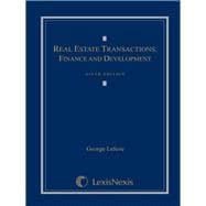 Book cover for Real Estate Transactions, Finance, and Development