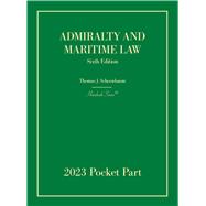 Book cover for Admiralty and Maritime Law, 6th, 2023 Pocket Part(Hornbooks)