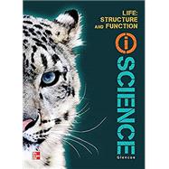 Book cover for Glencoe Life iScience Module F: Structure and Function, Grade 7, Student Edition