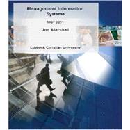 Book cover for Management Information Systems - LCU Custom Edition