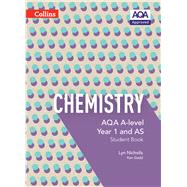 Book cover for Collins AQA A-level Science – AQA A-level Chemistry Year 1 and AS Student Book