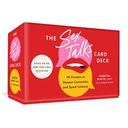 Book cover for The Sex Talks Card Deck 90 Prompts to Deepen Connection and Spark Intimacy