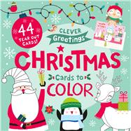 Book cover for Christmas Cards to Color 44 Tear Out Cards!