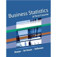Book cover for Business Statistics  A First Course
