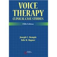 Book cover for Voice Therapy: Clinical Case Studies