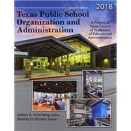 Book cover for Texas Public School Organization and Administration, 2018 + Access Card
