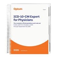 Book cover for ICD-10-CM Expert for Physicians with guidelines 2026