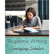 Book cover for Academic Writing and the Emerging Scholar