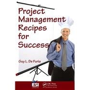 Book cover for Project Management Recipes for Success