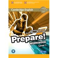 Book cover for Cambridge English Prepare! Level 1 Workbook with Audio