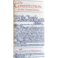 Book cover for The Constitution of the United States and the Declaration of Independence (Pocket Edition) (2019 printing)