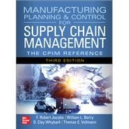 Book cover for Manufacturing Planning and Control for Supply Chain Management: The CPIM Reference