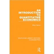 Book cover for An Introduction to Quantitative Economics