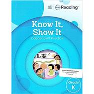 Book cover for Into Reading: Know It Show It Grade K