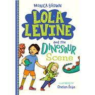 Book cover for Lola Levine and the Dinosaur Scene