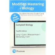 Book cover for Modified Mastering Biology with Pearson eText -- Access Card -- for Campbell Biology (18-Weeks)