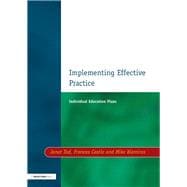 Book cover for Individual Education Plans Implementing Effective Practice
