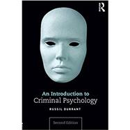 Book cover for An Introduction to Criminal Psychology