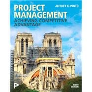 Book cover for Project Management: Achieving Competitive Advantage [Rental Edition]