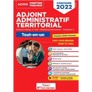 Book cover for Concours Adjoint administratif territorial - Catégorie C - Concours 2022
