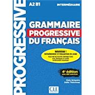 Book cover for Grammaire progressive du francais - Nouvelle edition: Livre intermediaire (Progressive du français perfectionnement)