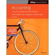 Book cover for Accounting: Tools for Business Decision Making, 7th Edition [Rental Edition]