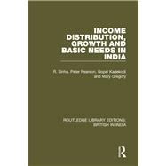 Book cover for Income Distribution, Growth and Basic Needs in India