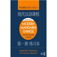 Book cover for Mandarin Chinese: The Routledge Course Workbook Level 1