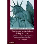 Book cover for Contesting Immigration Policy in Court
