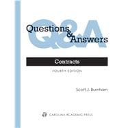 Book cover for Questions & Answers: Contracts