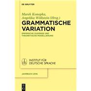 Book cover for Grammatische Variation