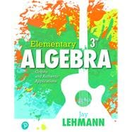 Book cover for Elementary Algebra Graphs & Authentic Applications Books a la Carte Edition