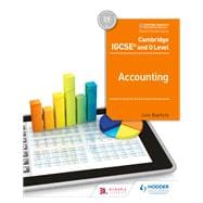 Book cover for Cambridge Igcse and O Stage Accounting