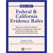 Book cover for Federal and California Evidence Rules: 2026-2027 Edition