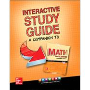 Book cover for Glencoe Math Accelerated 2017, Interactive Study Guide