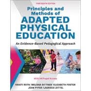 Book cover for Principles and Methods of Adapted Physical Education 13th Edition With HKPropel Access