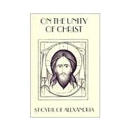Book cover for On the Unity of Christ