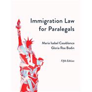 Book cover for Immigration Law for Paralegals, Fifth Edition