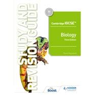 Book cover for Cambridge IGCSE™ Biology Study and Revision Guide Third Edition